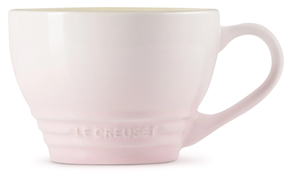 Le Creuset Кружка 400 мл для капучино, розовая ракушка 70304407770002