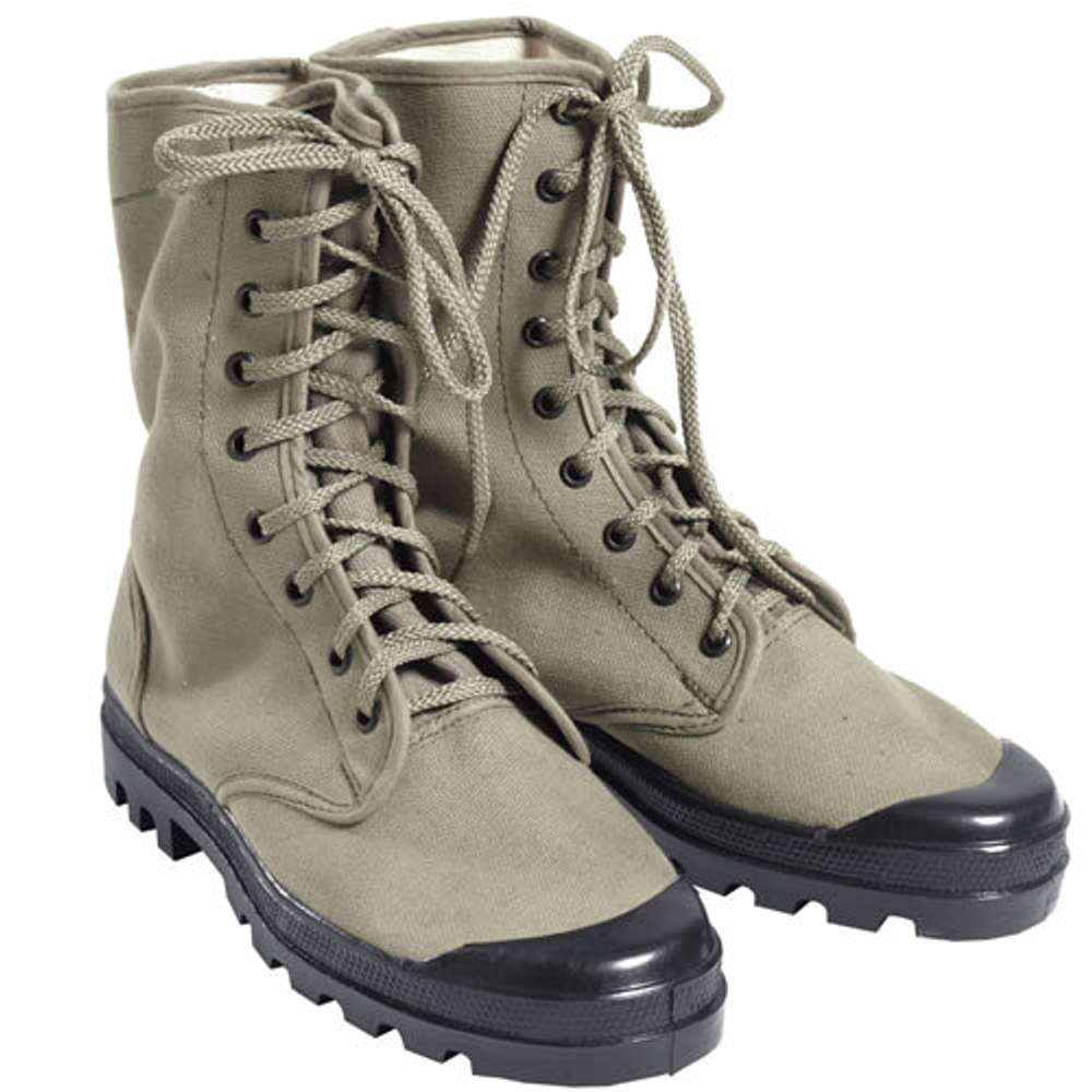 Кроссовки MIL-TEC® COMANDO canvas shoes 9 holes OLIVE