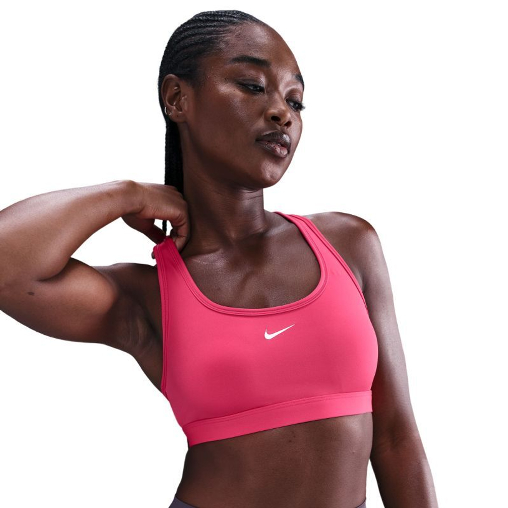 ТОП теннисный Nike Swoosh Light Support Non-Padded Sports - rush pink/white