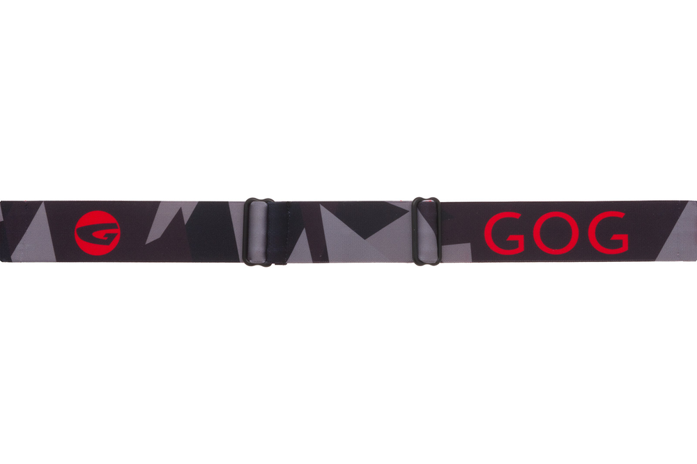 Горнолыжная маска GOG Fury / Matt Black / Reflex Red