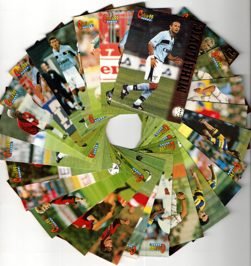 Набор футбольных карточек Панини - Panini - 25 штук Футбол 99 - выпуск 1999 год № 51-75