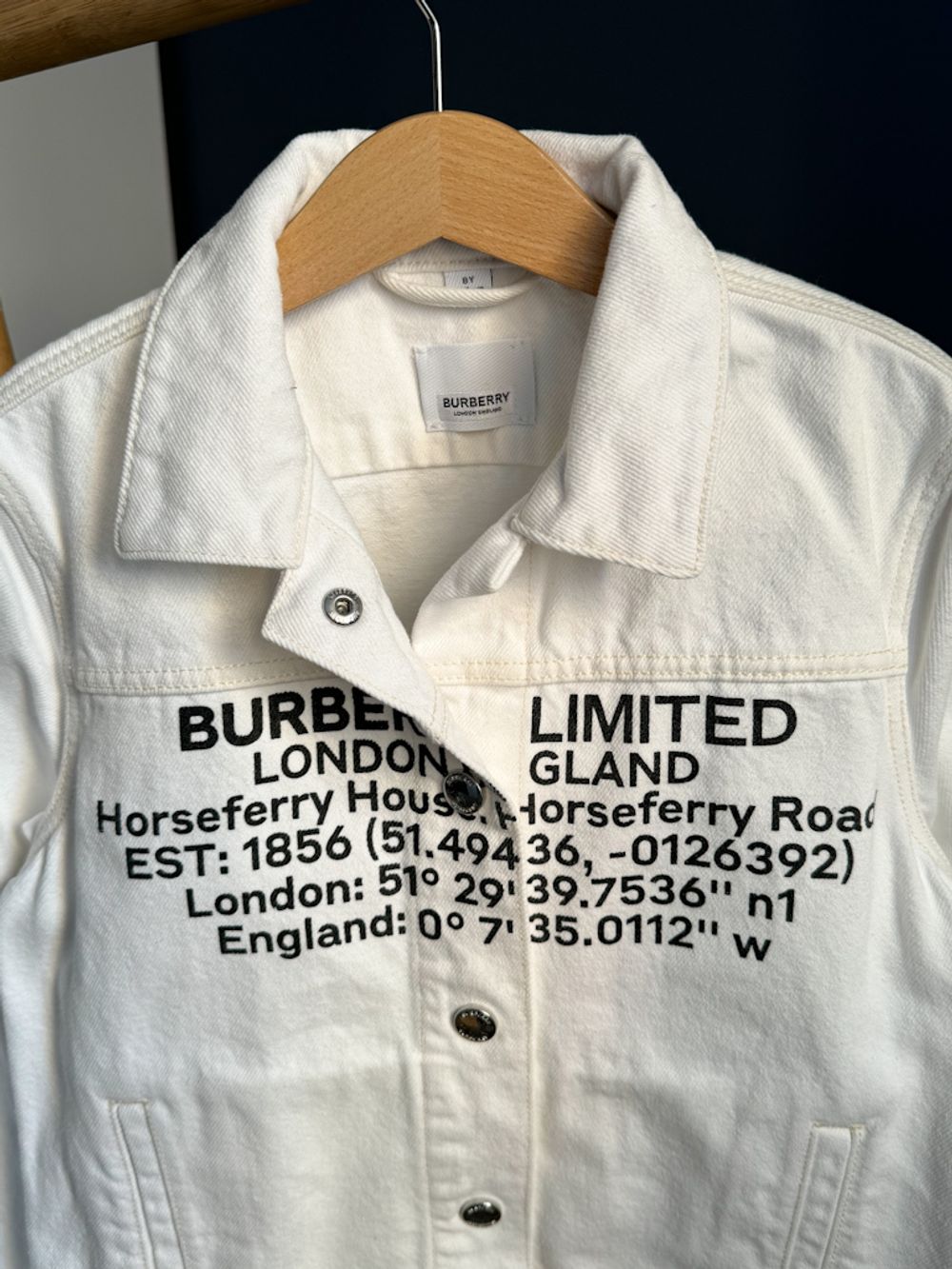Хлопковая куртка Burberry, 128