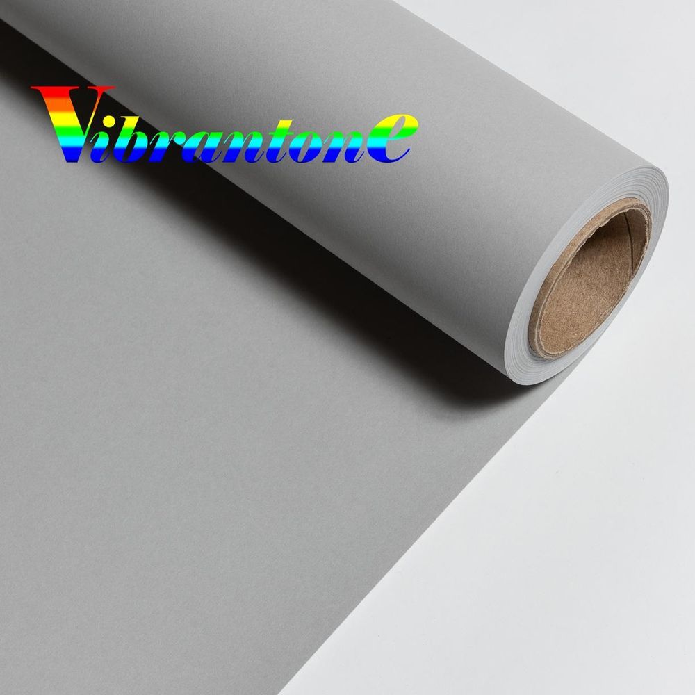 Фон бумажный Vibrantone VBRT1105 Pastel Grey 1.35x6м серый
