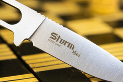 Туристический нож Sturm Mini M390 StoneWash Kydex
