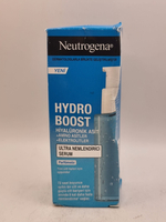 подмятая коробка Ультра увлажняющая сыворотка Neutrogena Hydro Boost с гиалуроновой кислотой и электролитами 30 мл