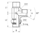 Штуцер FRGL BSP 3/8 - BSP 1/4