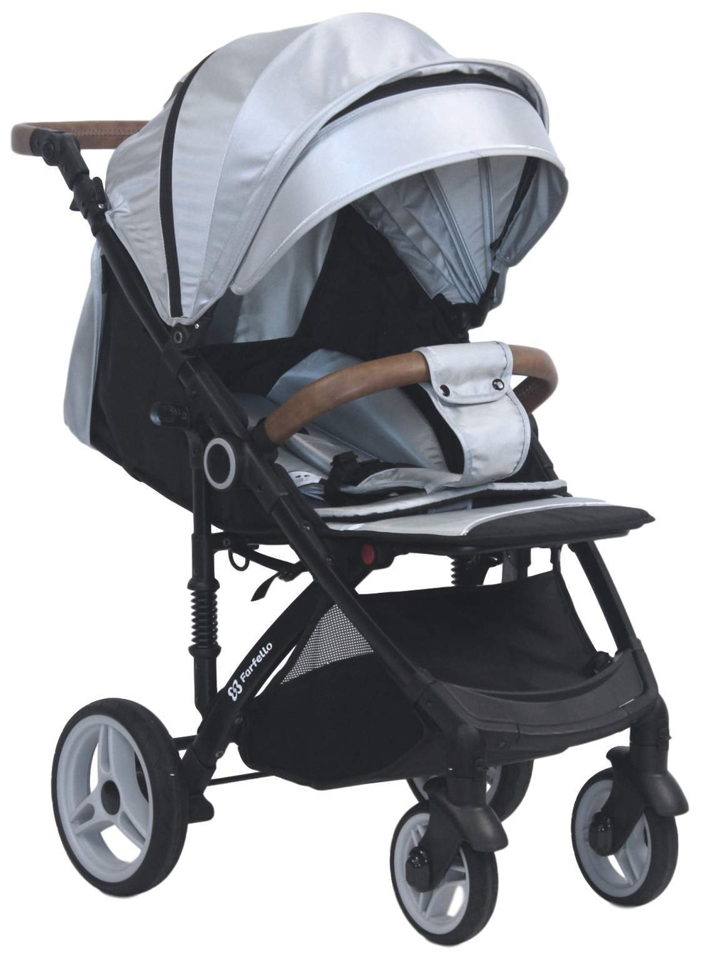 Коляска детская прогулочная Bino Angel Comfort серебристый Артикул: BAC-9
