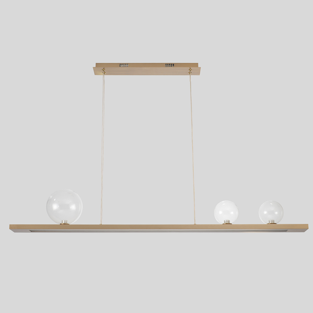 Подвесной светодиодный светильник Crystal Lux AHORA SP1 L1200 BRASS