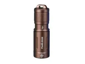 Фонарь FENIX Мод. E02R коричневый (200лм-49м)(светодиод: Cree XP-G2 S3 белый)(15г)(встроенный аккум.120mAh)