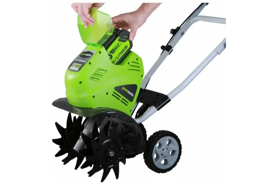 Культиватор аккумуляторный GREENWORKS G40TL 27087 (без АКБ и ЗУ)