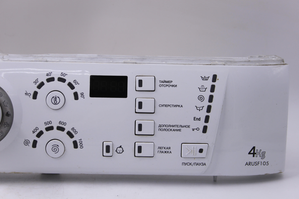 Модуль управления стиральной машины Hotpoint-Ariston ARUSF 105 (в сборе с пластиком)