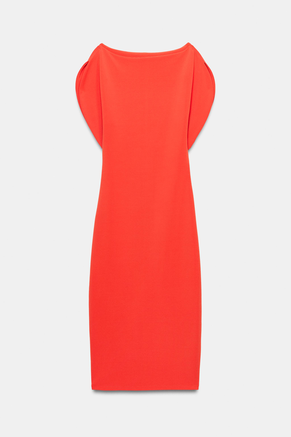 ОБЪЕМНОЕ ПЛАТЬЕ МИДИ — ZARA