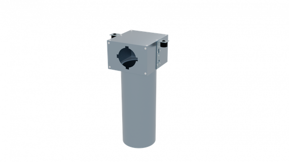 Flexag PCP-125/75x1 пленум вентиляционный потолочный, D125, на 1 выxод, L=300 мм