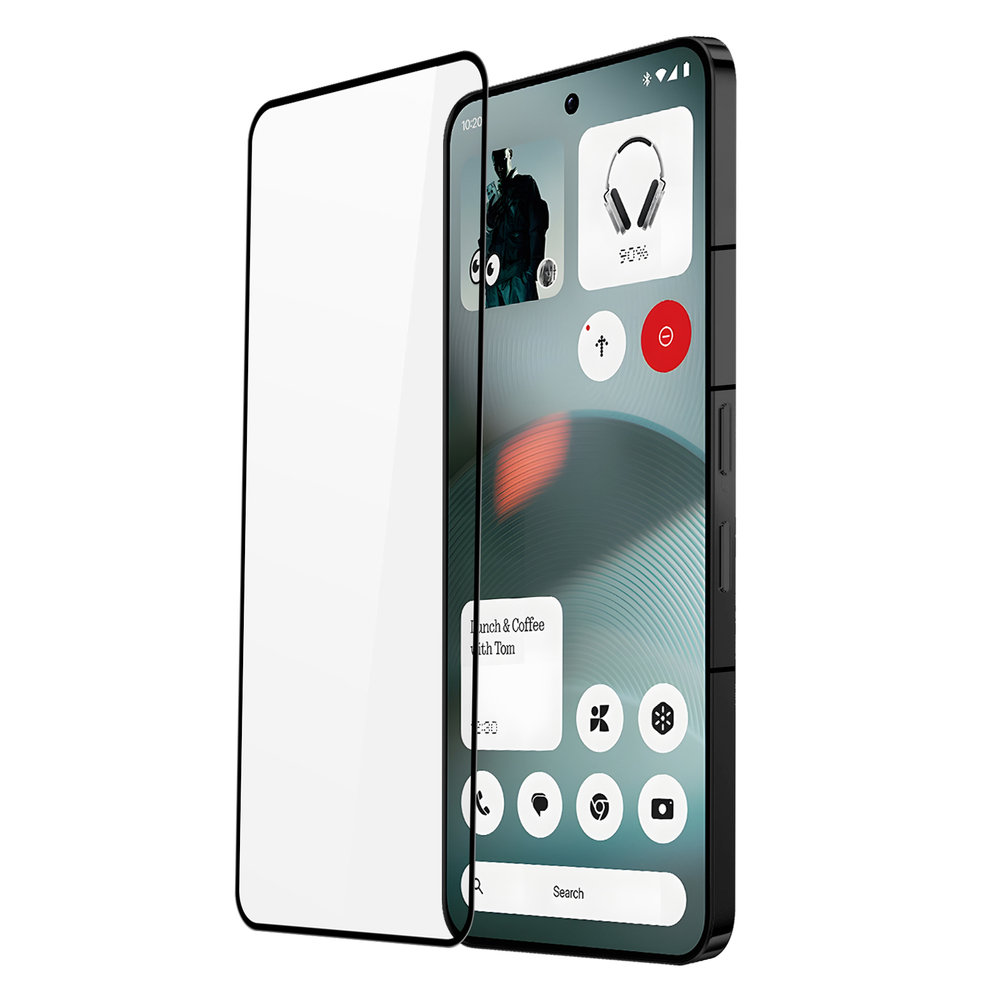 Защитное стекло для Nothing Phone 3, тонкие черные рамками и олеофобное покрытие, G-Rhino