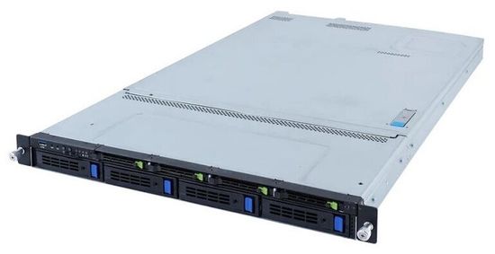 Сервер GIGABYTE R182-M80 (rev. 100) без процессора/без ОЗУ/без накопителей/количество отсеков 3.5" hot swap: 4/2 x 1300 Вт/LAN 1 Гбит/c