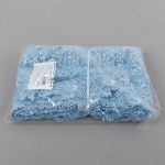 Кружево на сетке шир.180 мм / 10±0.2 метров, Турция, нежно-голубой, Blitz