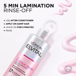 Средство для ополаскивания Elvital Glycolic Gloss для блеска волос, 5 минутное, 200 мл (из Финляндии)