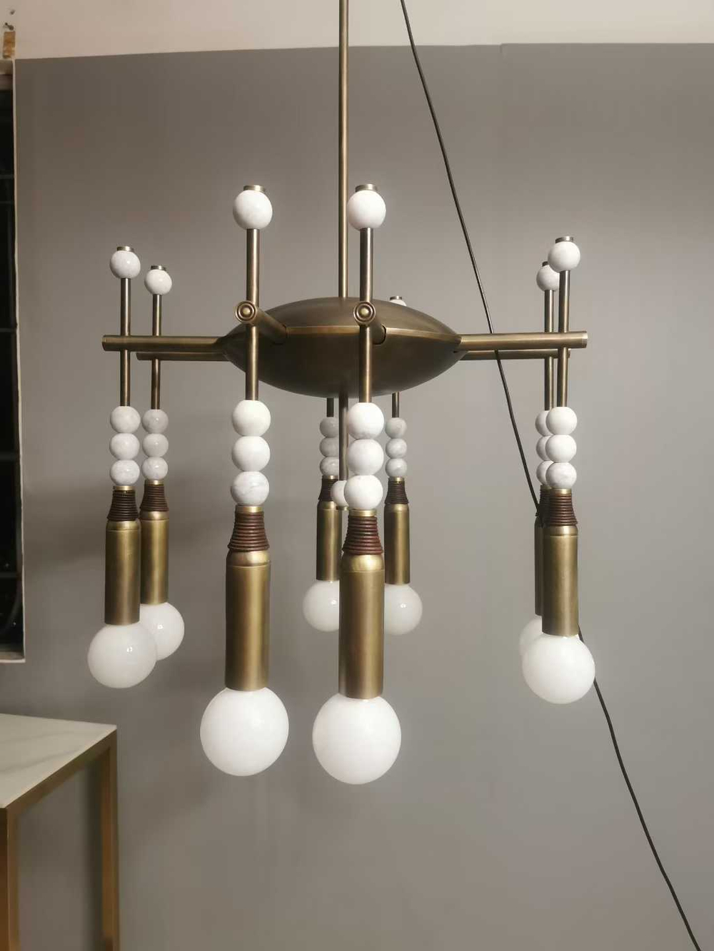 Chandelier Talisman by Apparatus (6 lampshades)
