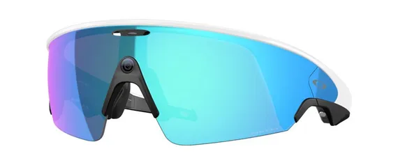 Умные очки Oakley Meta Vanguard OW8001 (Белая оправа, линзы Prizm Sapphire) White/Prizm Sapphire S52