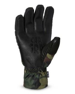 Перчатки CRABGRAB FIVE (FW23) WOODLAND CAMO