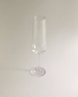 ZARA HOME БОКАЛ ИЗ ПРОЗРАЧНОГО ХРУСТАЛЯ, ПРОЗРАЧНЫЙ