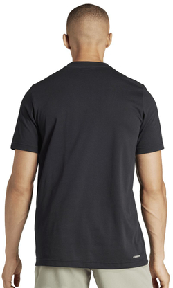 Мужская теннисная футболка Adidas Tennis Logo Slam Graphic T-Shirt - black