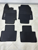 Коврики салона резиновые черные PW210-0R025 PW2100R025