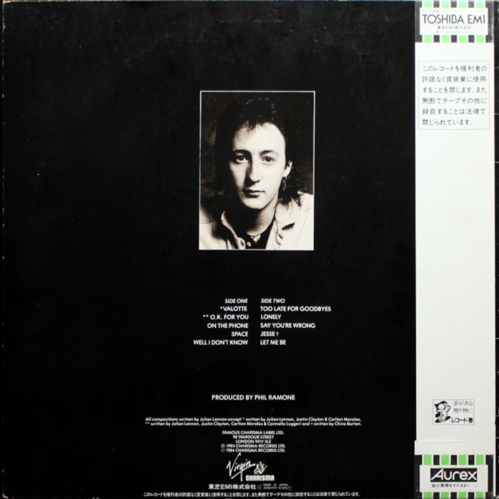 Julian Lennon / Valotte (LP)