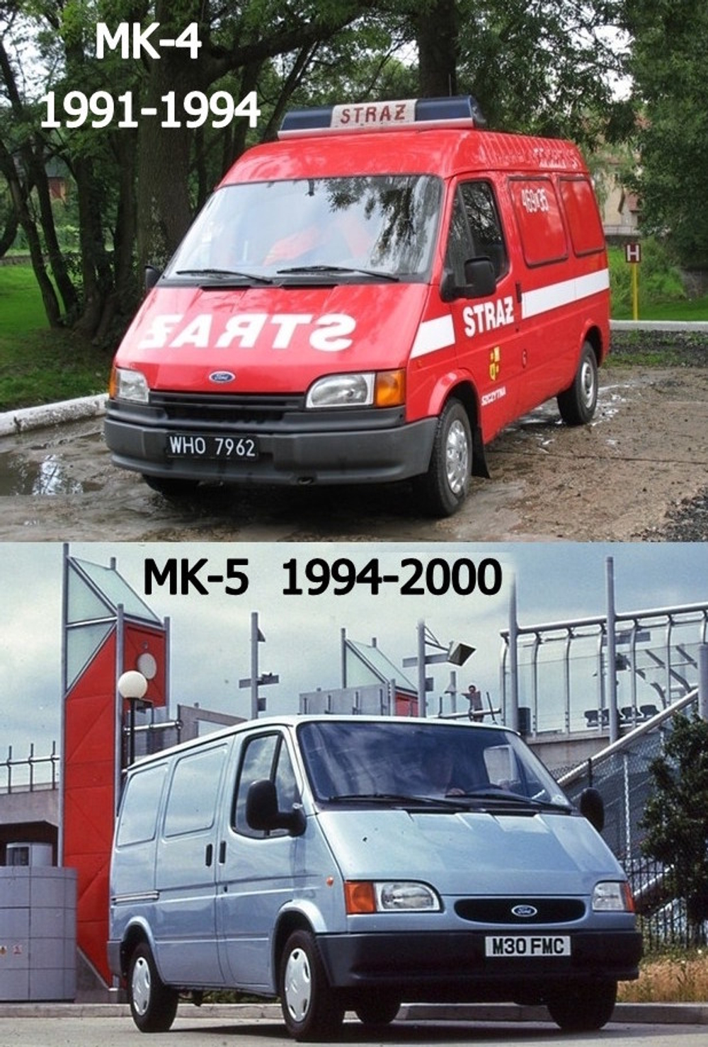 Арка правая Ford Transit 1991-2000 короткая база (Klokkerholm)