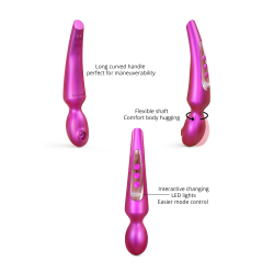 Love to Love PLEASER - IRIDESCENT BERRY - Ванд с клиторальной стимуляцией