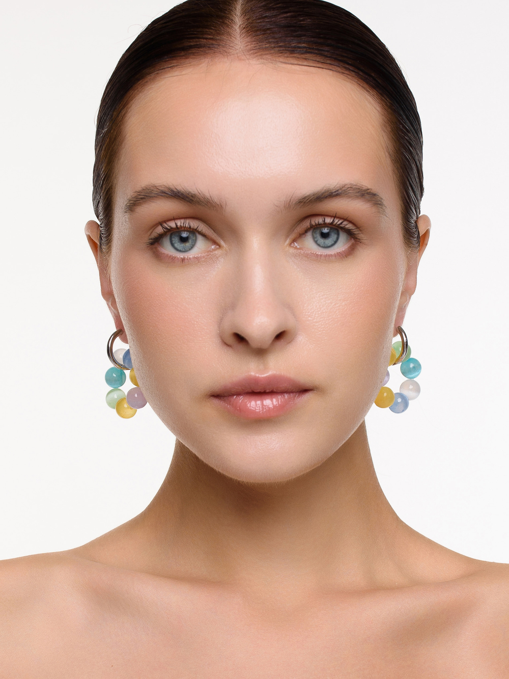 Серьги из селенита
