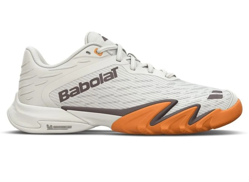 Мужские кросовки для Padel Babolat Premura 3 - cream/orange