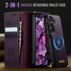 Чехол-кошелек CaseMe 2 in 1 MagSafe Samsung Galaxy S25+