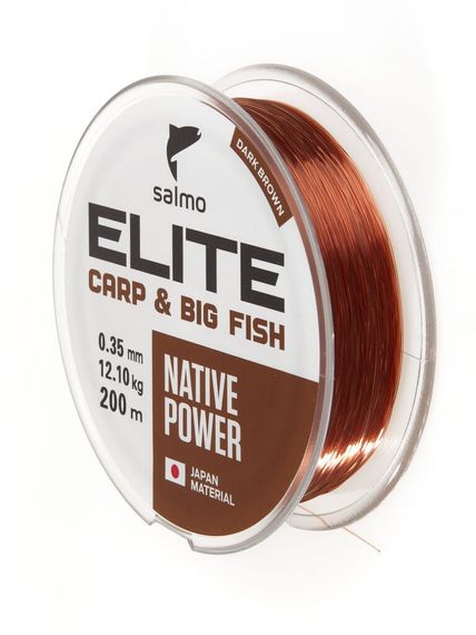 Леска монофильная Salmo Elite CARP &amp; BIG FISH 200 м, 0,35 мм