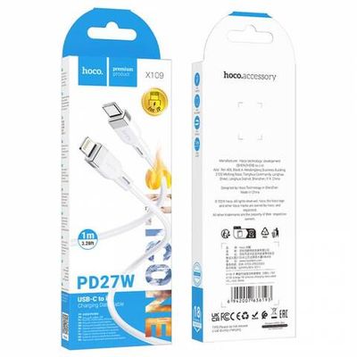 Кабель Type-C на Lightning Hoco X109 1M (white)