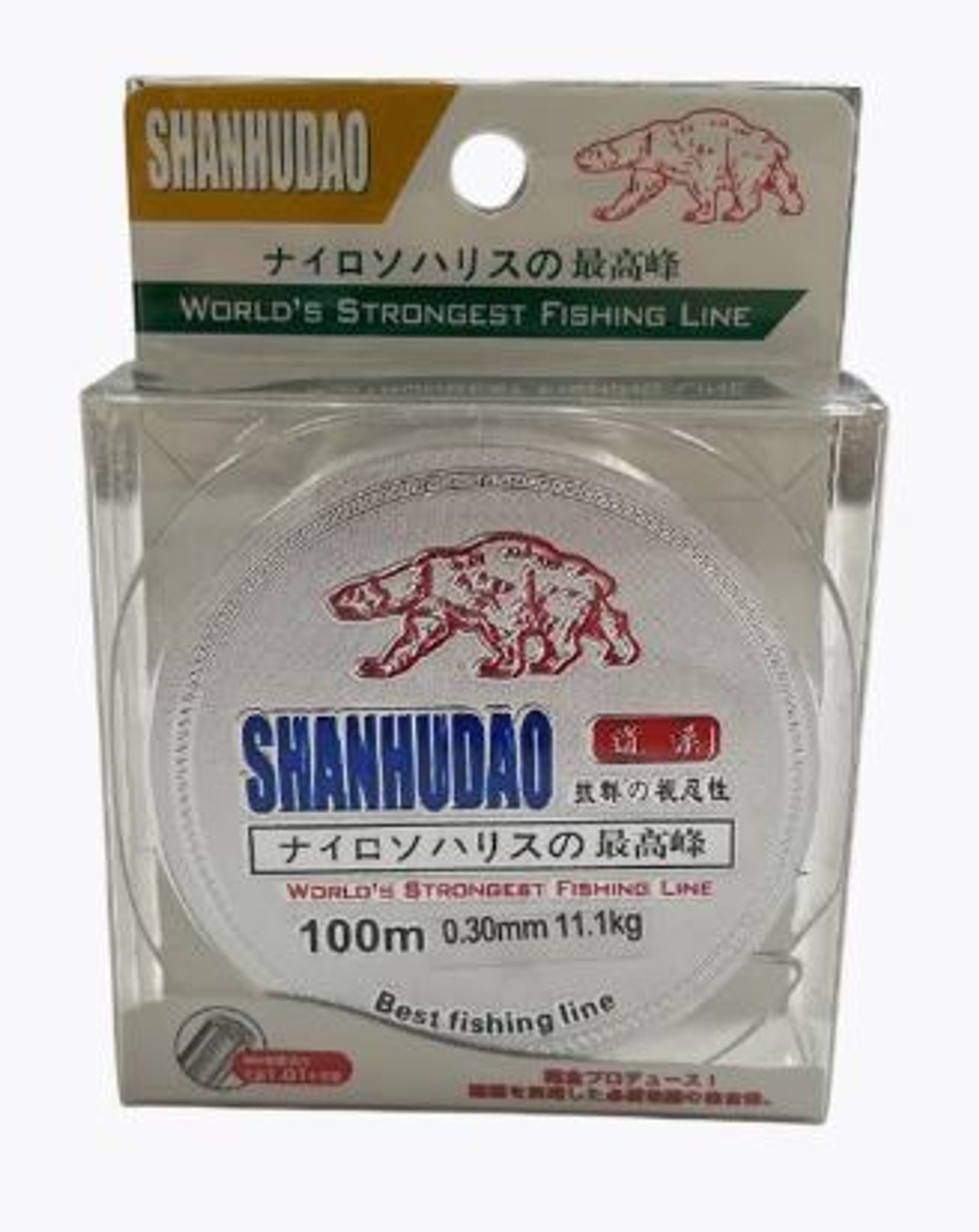 Леска SHANHUDAO 0.30 - 100 м, (уп/10шт)