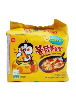 Лапша быстрого приготовления Samyang острая курица с сыром