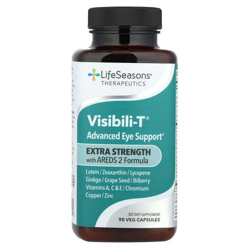 LifeSeasons, Therapeutics, Visibili-T® с формулой AREDS 2, 90 растительных капсул