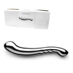 Серебристый утяжеленный фаллоимитатор 28,6см Le Wand Contour LW-026