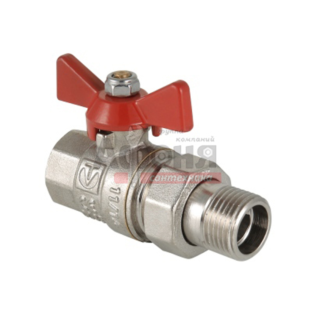 Кран шаровой VALTEC 1" г/ш баб американка  (VT.227)