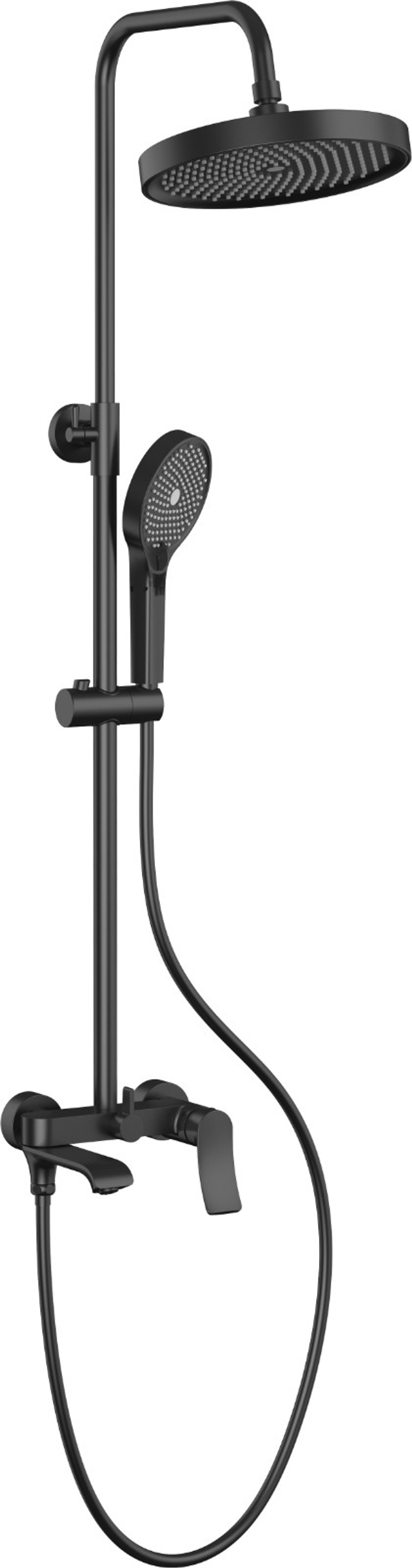 Стойка душевая со смесителем HAIBA HB24553-3 графит