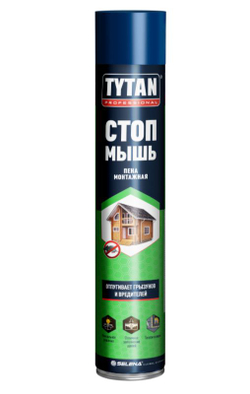 Tytan Professional Стоп мышь пена бытовая с трубочкой