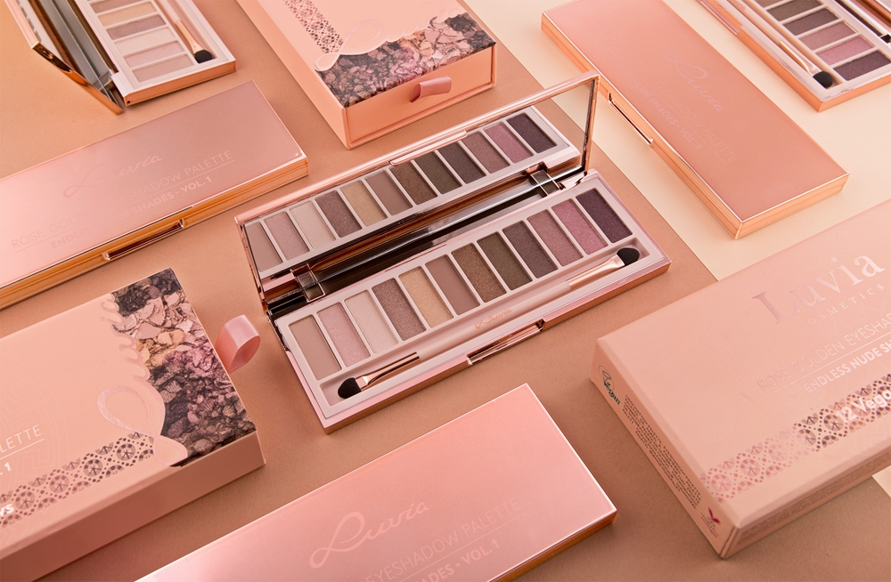 Luvia Cosmetics Endless Nude Shades - Палетка теней для век, 12 g