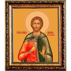 Максим Доростольский, Озовийский мученик. Икона на холсте.