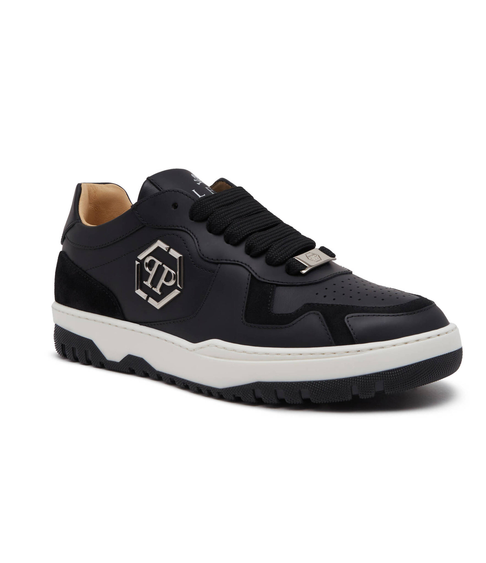 Кожаные кроссовки Philipp Plein - черный(USC0545 PLE010N)