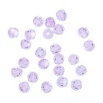Бусины стекло ⌀3 мм, 24 шт, сиреневый/violet, Preciosa 451-19-602
