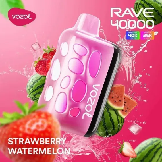 VOZOL RAVE 40000 - Strawberry Watermelon (5% nic)