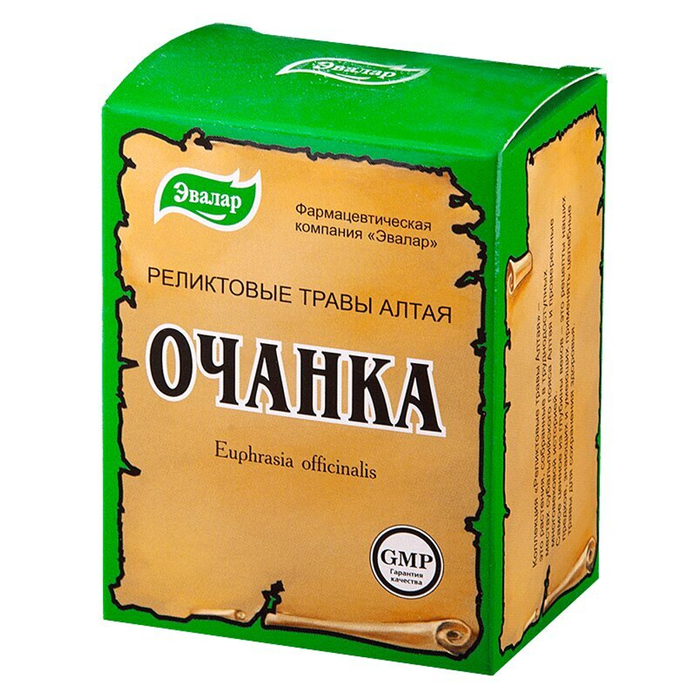 Очанка трава измельчённая 50 г Эвалар