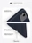 Чехол книжка для iPad Air 13" M2 / Pro 12,9" (3,4,5,6 gen) Gurdini Milano Series Midnight Blue