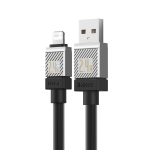 USB-A - Lightning Кабель Baseus CoolPlay Charging+Data 2.4A 2m - Black